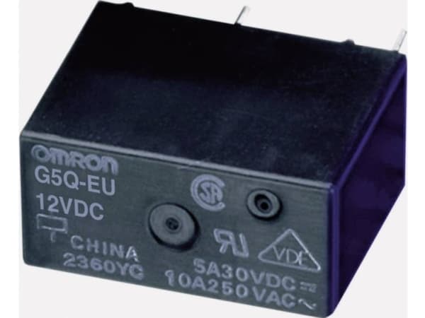24VDC 10A-250VAC RELÆ 1 KONTAKT