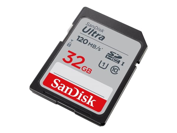 SanDisk Ultra - Flash-minneskort - 32 GB - UHS-I U1 / Class10 - SDHC UHS-I