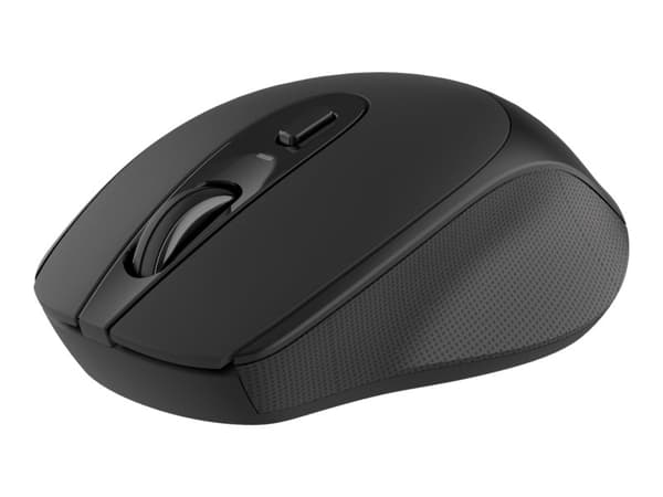 DELTACO MS-804 - Mus - kompakt - optisk - 4 knapper - trådløs - 2,4 GHz - trådløs USB-mottaker