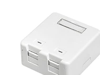 Monteringsboks 2Xrj45 Keystone - 127767 Monteringsboks 2Xrj45 Keystone