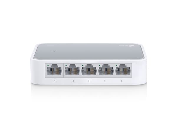 TP-Link TL-SF1005D 5-porttinen 10/100Mbps työpöytäkytkin - Kytkin - 5 x 10/100 - pöytäkone