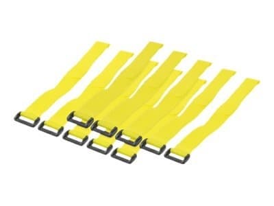 LogiLink - Kabelsamler - 30 cm - gul (pakke med 10 stk.)
