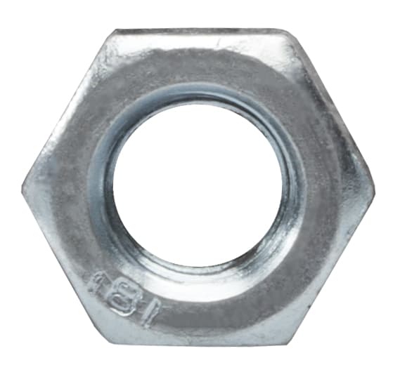 Dresselhaus 4001796210068, sekskantmøtrik, galvaniseret stål, zink, M16, krom, 1,6 cm