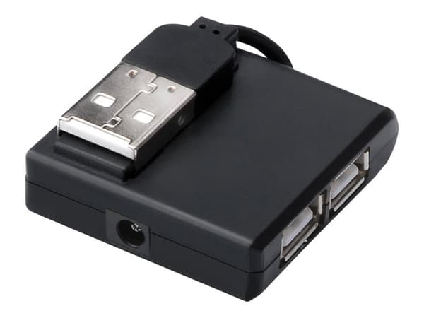 MicroConnect - Hubb - 4 x USB 2.0 - skrivbordsmodell