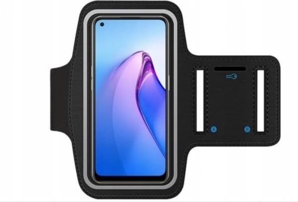 Oppo borrelåsarmbånd til mobiltelefon svart