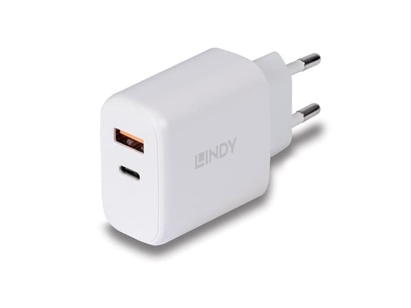 Lindy 73424, indendørs, AC, 20 V, Hvid