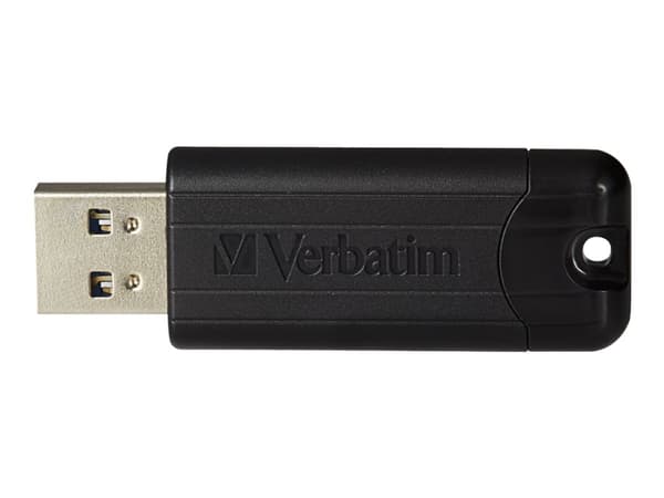 Verbatim Store 'n' Go Pin Stripe USB Drive - USB flash-enhet - 32 GB - USB 3.2 Gen 1 - svart