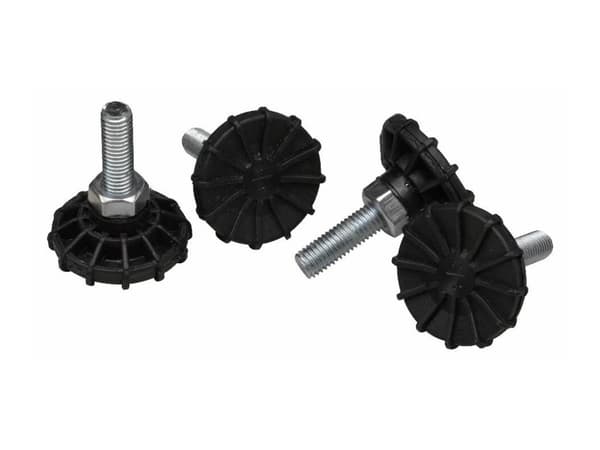 Lanview by Logon - Sæt med nivelleringsfødder - PVC (pakke med 4 dele)