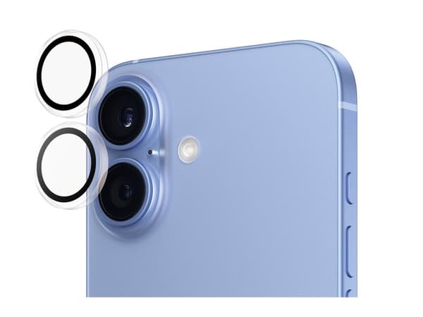PanzerGlass Hoops - Linsebeskyttelse for mobiltelefon - gjennomsiktig - for Apple iPhone 16, 16 Plus