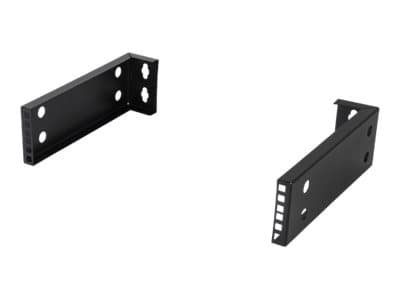 DELTACO 19-DTSR0702 - Stativbeslag - vægmontering - sort - 2U - 10"/19"