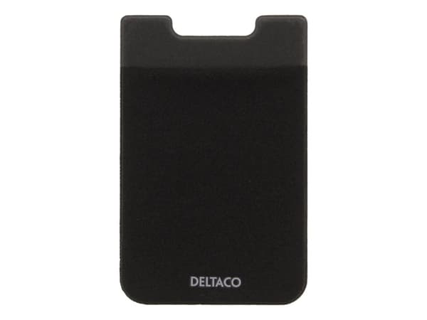 Deltaco MCASE-CH001, Korthållare, Svart, Veganläder, Universal, 58 mm, 2 mm