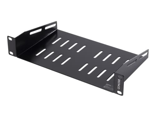 Deltaco 10-33HYL, Hylde til reolskab, Sort, SPCC, 1U, 25,4 cm (10"), 250 mm