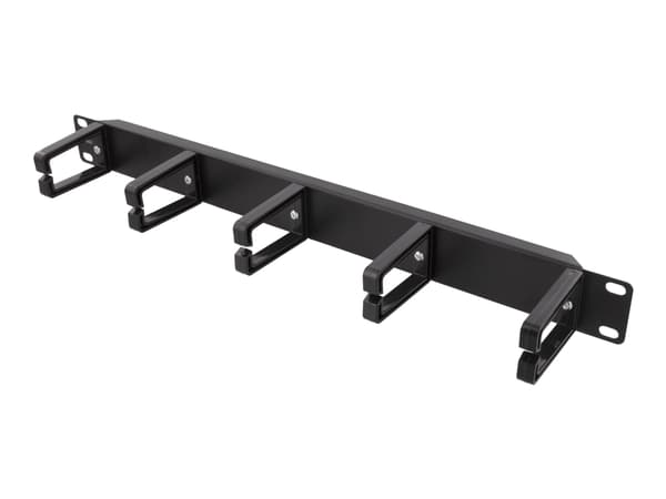 DELTACO 19-3 - Panel for kabelhåndtering - 1U - 19"