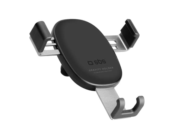 SBS TESUPPCLIPGRAVK, Mobiltelefon / smarttelefon, Passiv holder, Bil, Sort