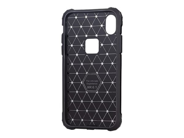 X-Shield Hard - Mobiltelefon Bagcover - Termoplastisk polyurethan (TPU) - Sort