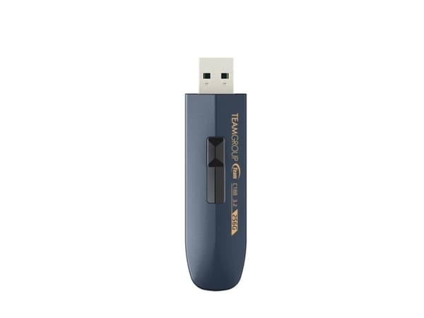 Team Group C188, 256 GB, USB Type-A, 3.2 Gen 1 (3.1 Gen 1), 130 MB/s, Friktionslager, Svart