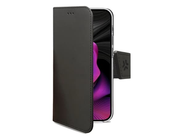 Celly WALLY1055, tegnebog, Apple, iPhone 15 Plus, 17 cm (6,7"), sort