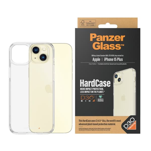 PanzerGlass™ | Kovakotelo - Takakansi matkapuhelimelle - Läpinäkyvä | Apple iPhone 15 Plus