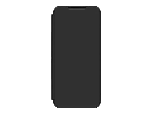 Anymode GP-FWA256AMA - Flip cover för mobiltelefon - polyuretan, polykarbonat - svart