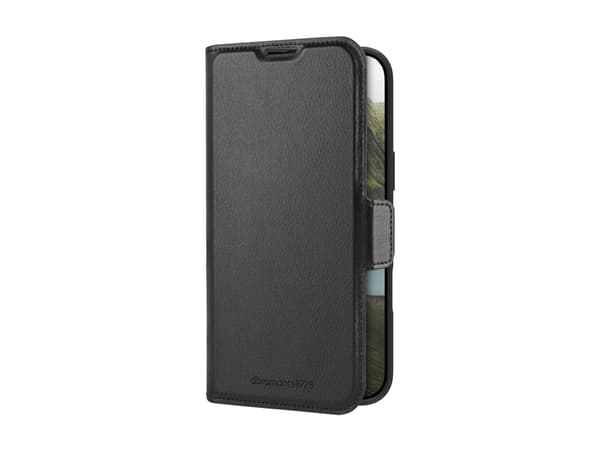 dbramante1928 Oslo Pro - Foldbart mobiltelefon etui - plastik - sort - til Apple iPhone 16 Plus