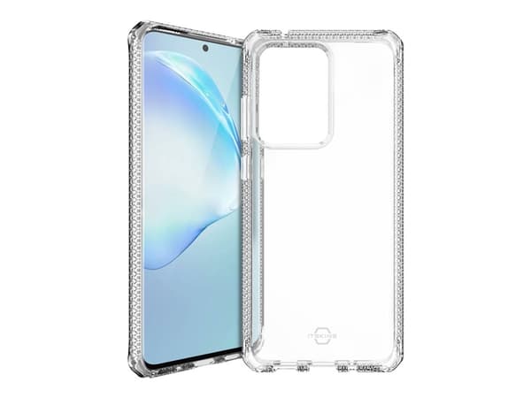 ITSKINS Spectrum Clear - Mobiltelefon bagcover - gennemsigtig - til Samsung Galaxy S20 Ultra