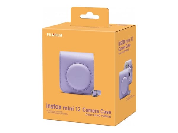 Fujifilm - Kamerakotelo - keinonahka - violetti violetti - Instax Mini 12:lle