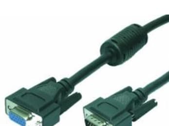 LogiLink 5m VGA, 5m, VGA (D-Sub), VGA (D-Sub), Sort, Han/hun, RoHS