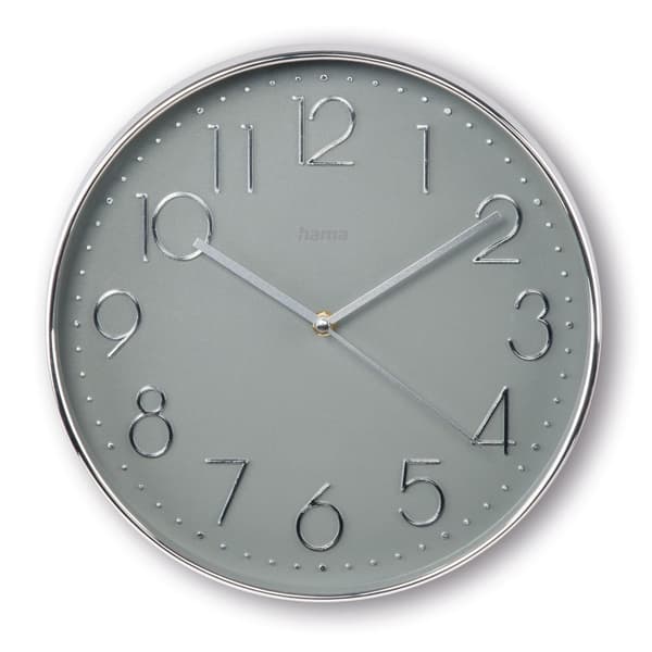 HAMA Corsica Väggklocka 30 cm Silver