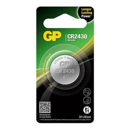 GP Lithium Møntcelle CR2430 1-pak