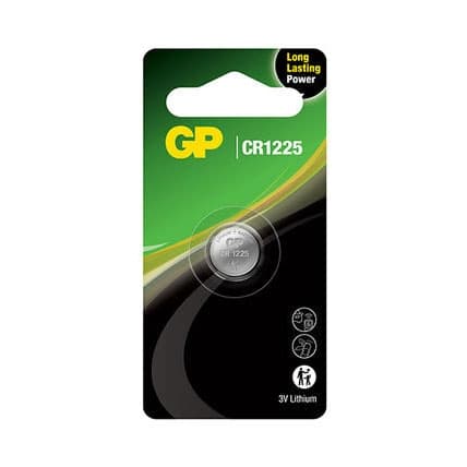 GP Lithium Møntcelle CR1225 1-pak
