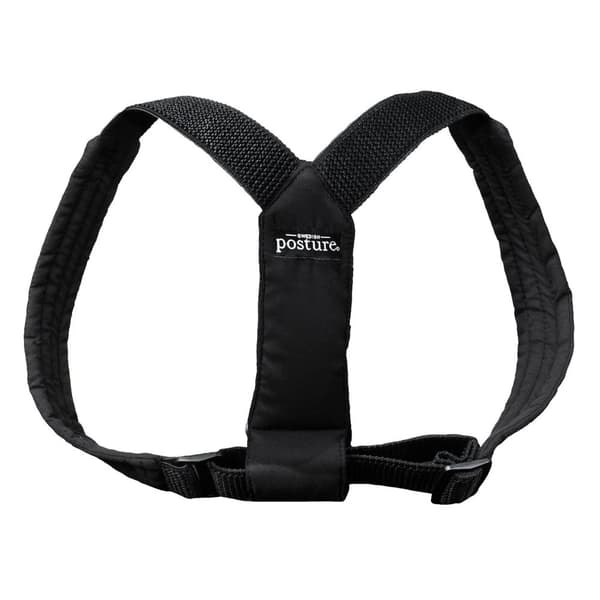 SVENSK POSTURE Junior 6-12 År Sort Posture Brace
