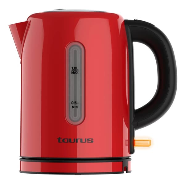 TAURUS Vannkoker 1L 2200W Vintage Rød