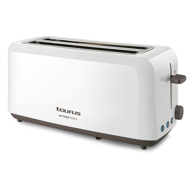 TAURUS Brødrister Mytoast Duplo To Slot Lang Hvid