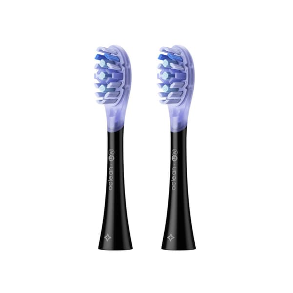 OCLEAN Borsthuvud Ultra White 2 Pack Svart