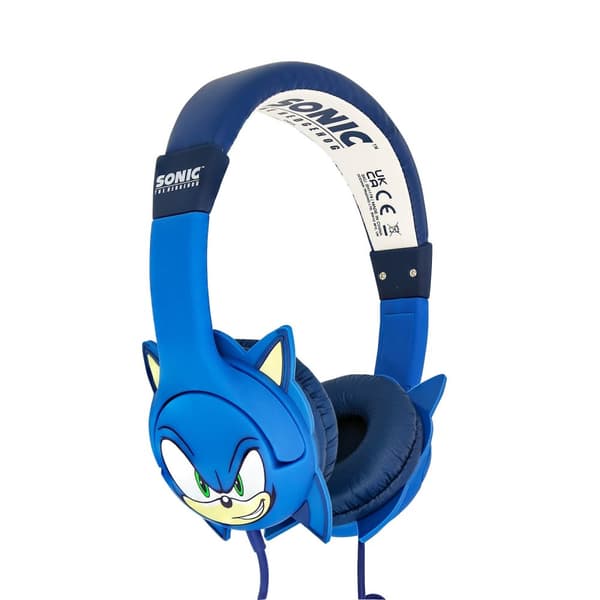 SONIC hodetelefon blå kablet On-Ear 85dB med ører