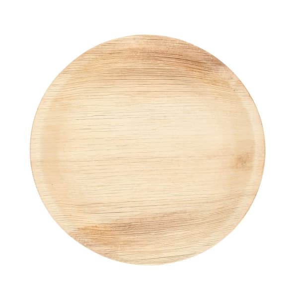 MAKU Palmbladstallrik Rund 25cm 10st