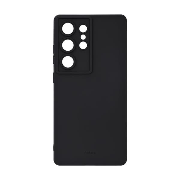 ONSALA Takaosa Silicone Touch Kierrätetty Samsung S25 Ultra 5G Musta