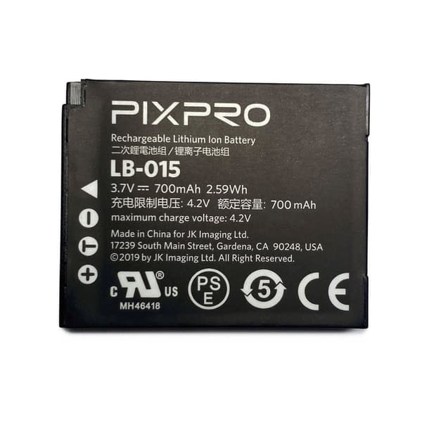 KODAK Battery Pixpro WPZ LB-015 3.7V/700mAh