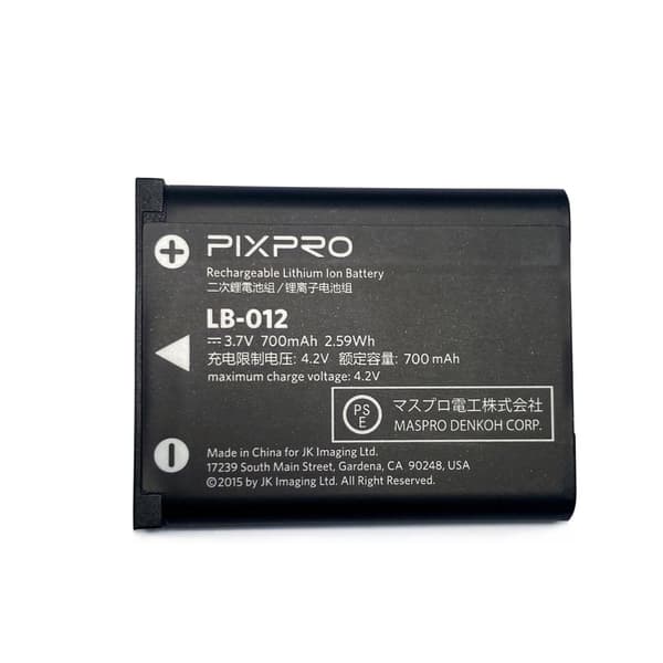 KODAK Batteri Pixpro FZ53-F55 LB-012 3,7V/700mAh