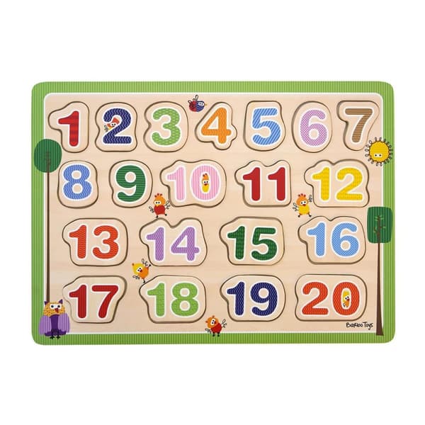 Barbo Classic Wooden 1-2-3 pussel