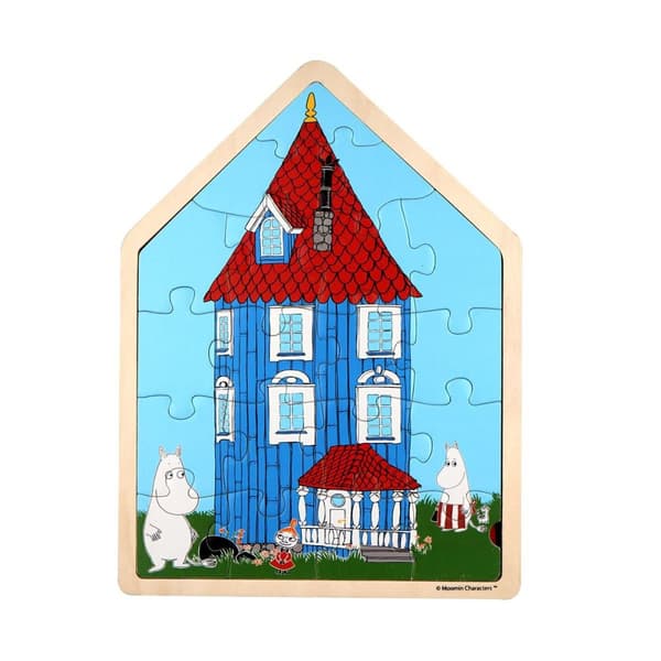 Moomin treinnrammet puslespillhus