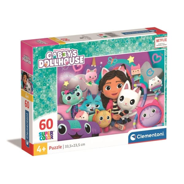 60 kpl Palapelit Kids Gabby's