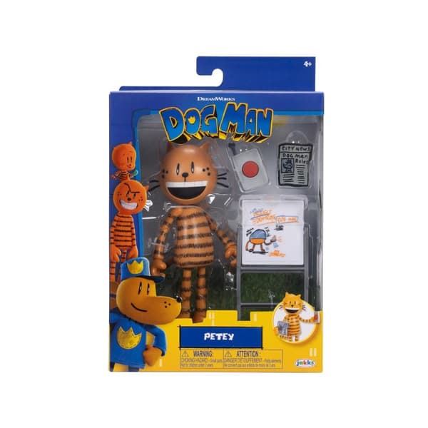 Dog Man - Petey 5" figur med tilbehør