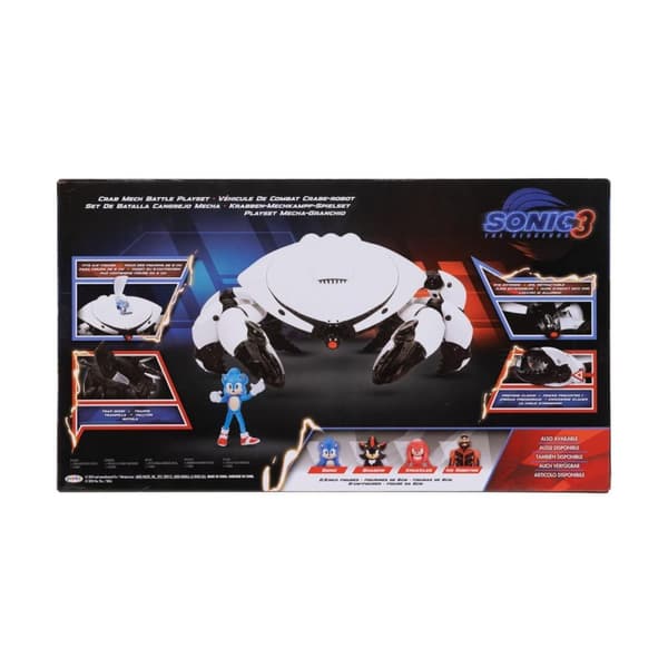 Sonic 3 Movie - 2,5" funksjonsspillesett m/figur