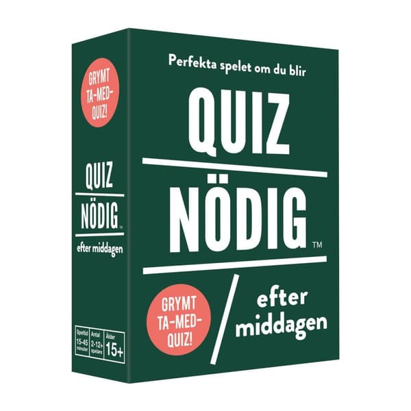 SE QuizNeeded - Etter middag