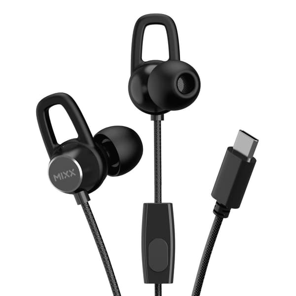 MIXX Hodetelefon SoundPort USB-C In-Ear Kablet Svart
