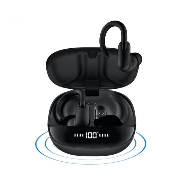 MIXX Headphone Sports Charge 2 In-Ear Hook TWS Svart