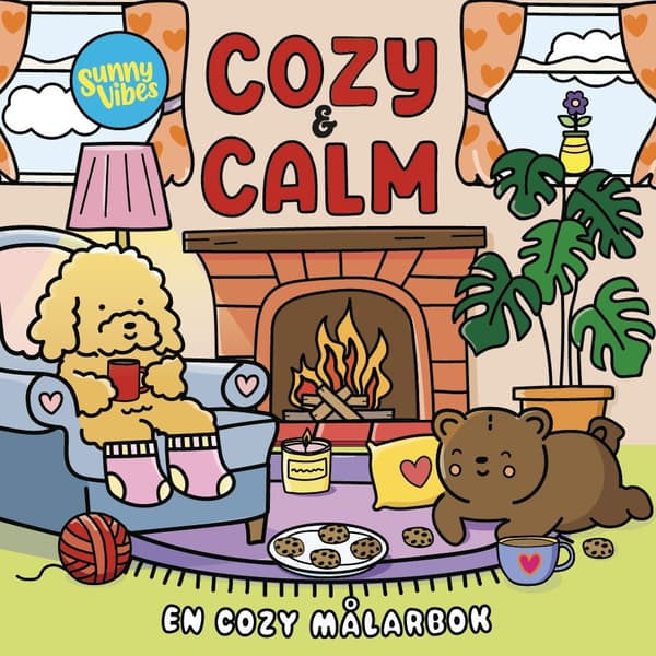 Målarbok: Cozy & Calm