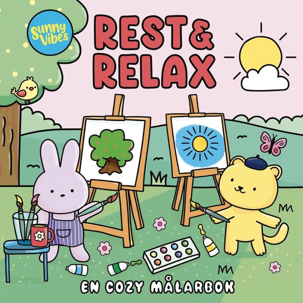 Målarbok: Cozy Rest & Relax