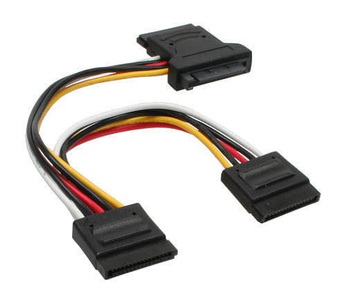 InLine SATA virta-adapterikaapeli